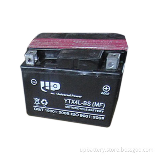 Dry Charged Maintenance Free Motorcycle Batteries Ytx4l-Bs